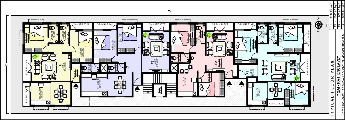 sairaj enclave typical floor plan