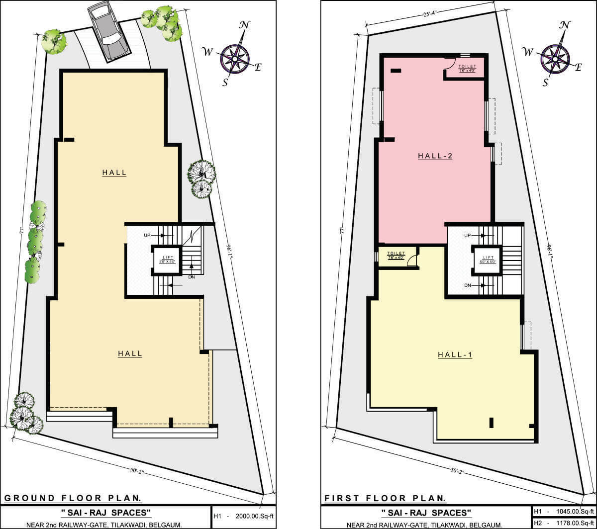 sairaj spaces PARKING FLOOR PLAN